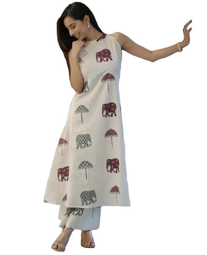 Ivory Story A-line Kurta Set
