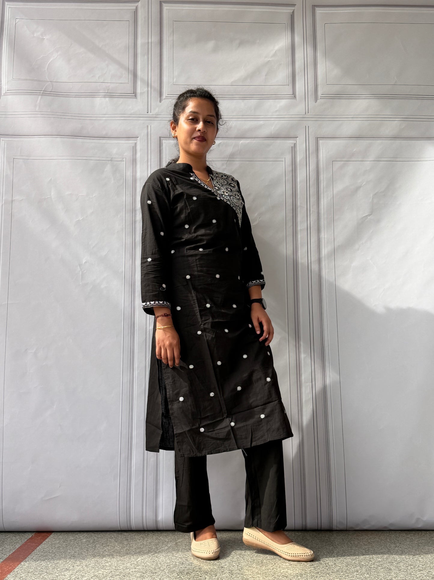 Midnight Noor Cotton Kurta Pant Set
