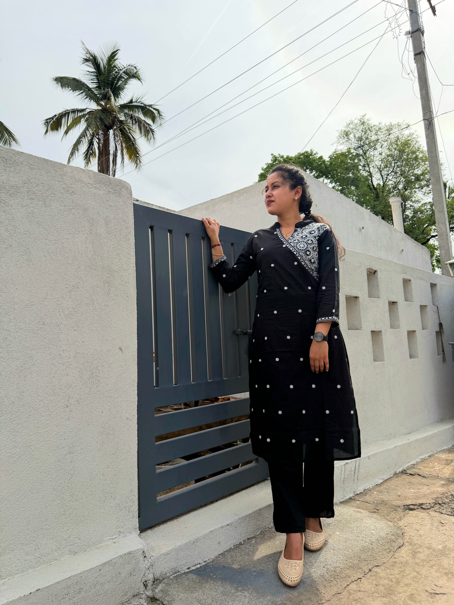 Midnight Noor Cotton Kurta Pant Set
