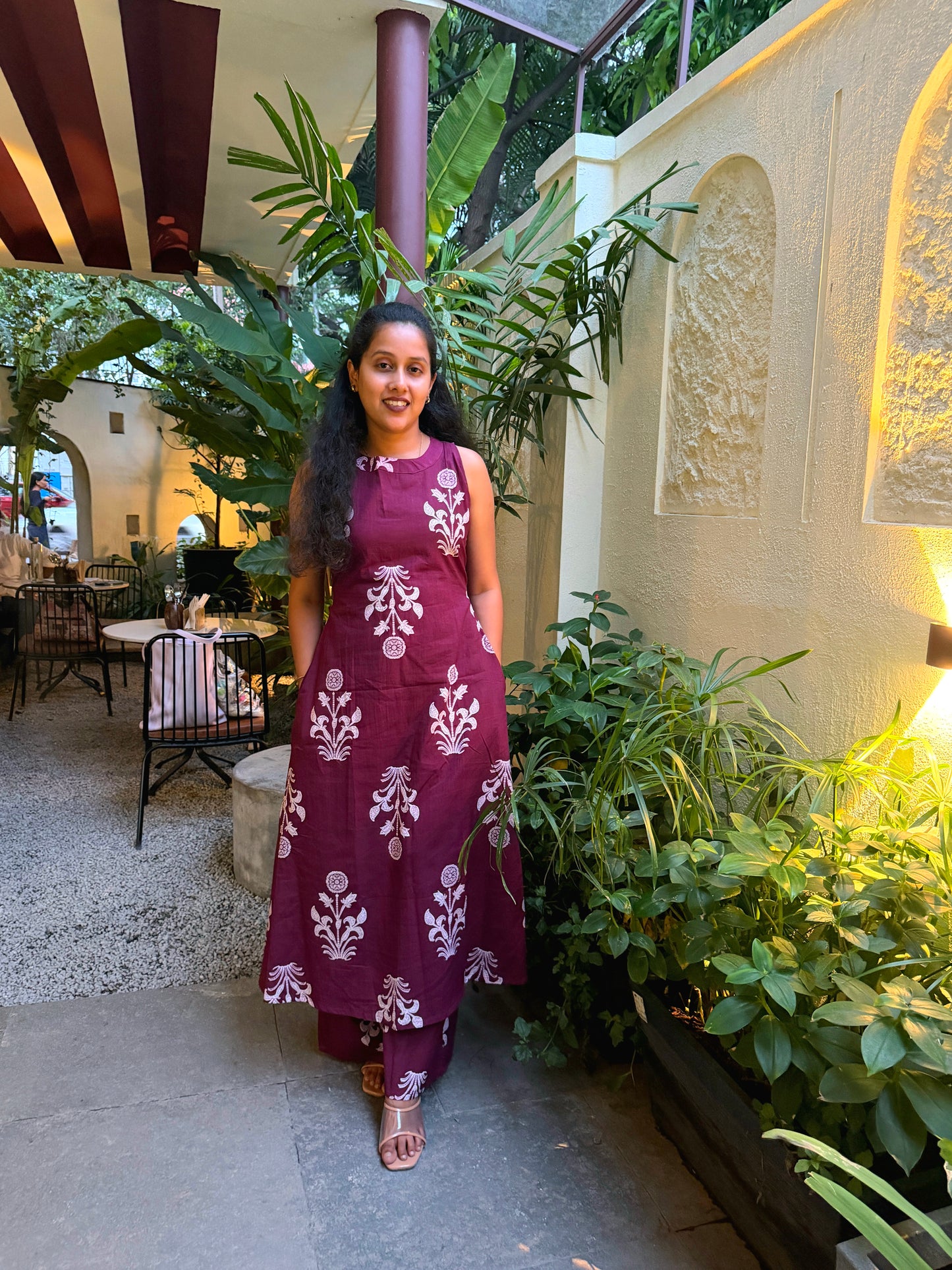 Mulberry Bloom Cotton Co-ord Set